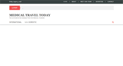 Desktop Screenshot of medicaltraveltoday.com